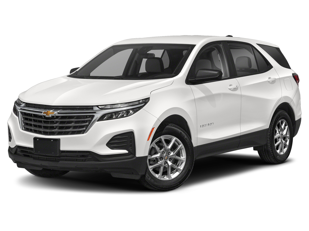 2024 Chevrolet Equinox LT in Summit White — front three-quarter view