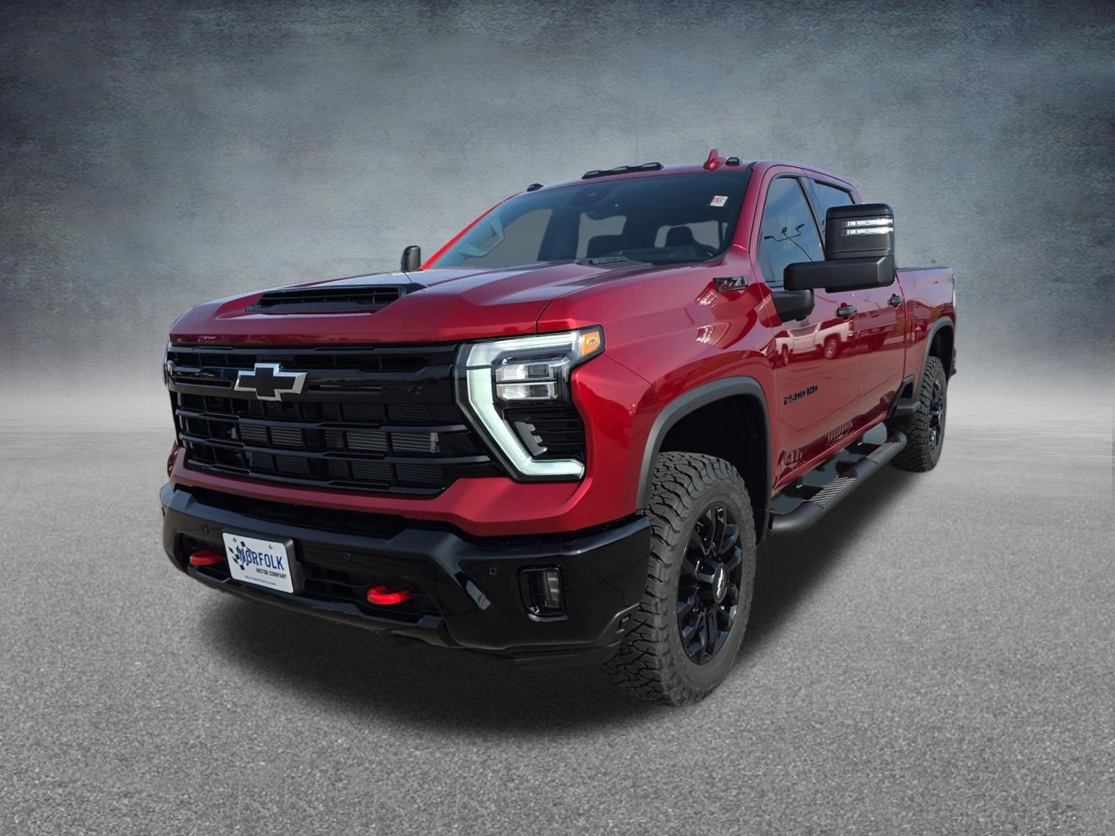 2026 Chevrolet Silverado 2500 HD LTZ in Radiant Red Tintcoat — front three-quarter view