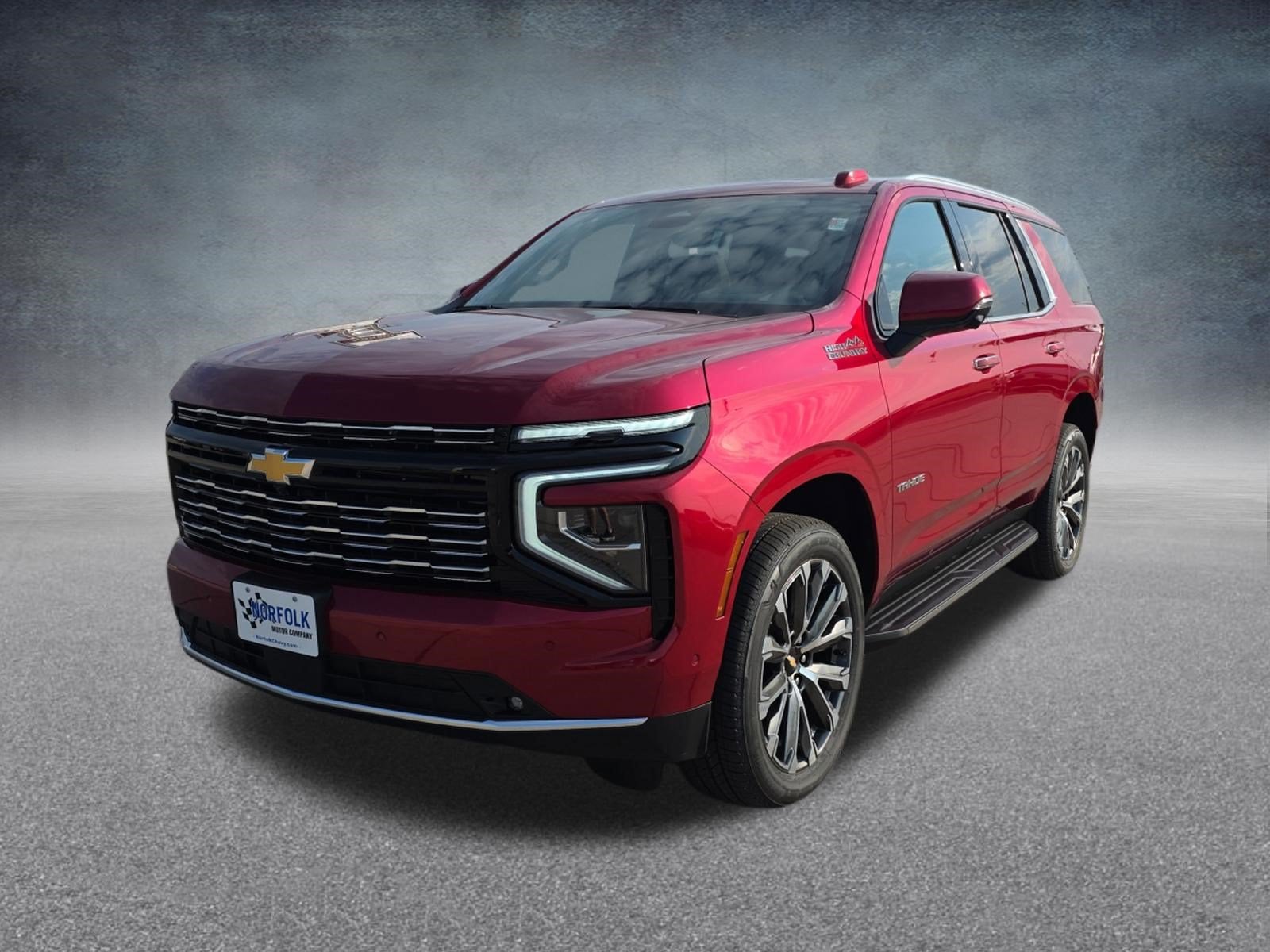 2026 Chevrolet Tahoe High Country in Radiant Red Tintcoat — front three-quarter view