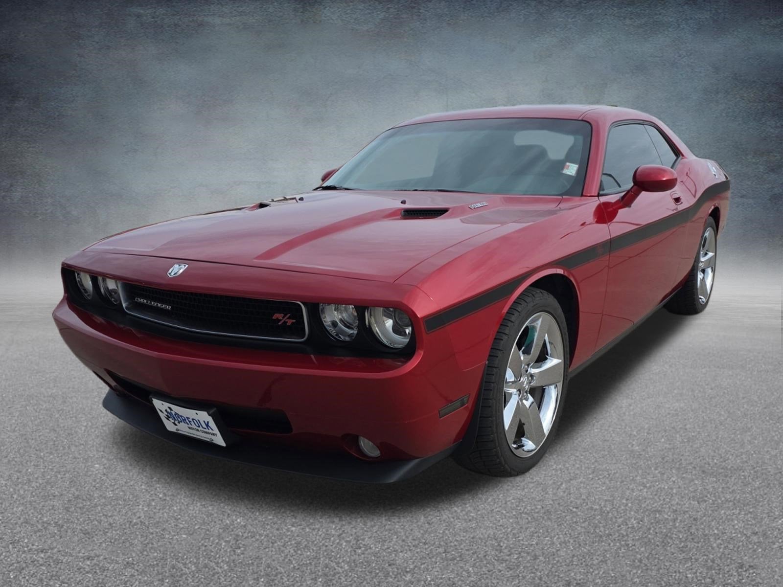 2010 Dodge Challenger R/T in Red — front three-quarter view