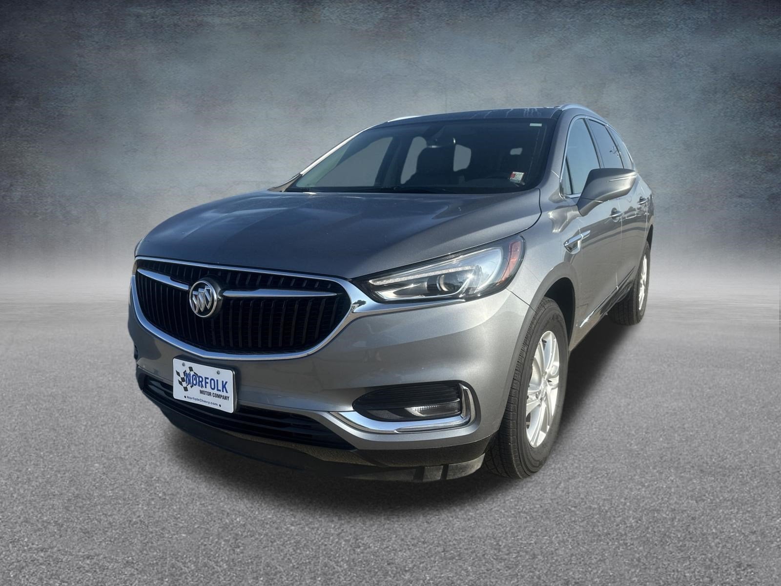 2021 Buick Enclave Essence in Includes Pitch Dark Night Lower Exterior Accent Color.) — front three-quarter view