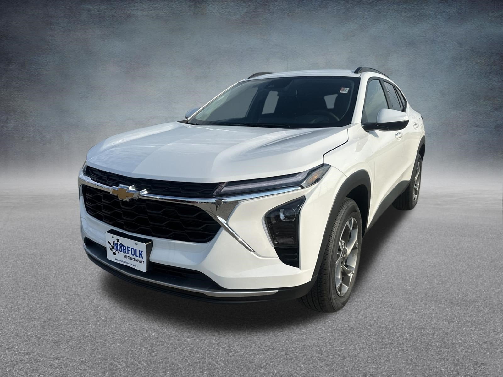 2026 Chevrolet Trax LT in Summit White — front three-quarter view