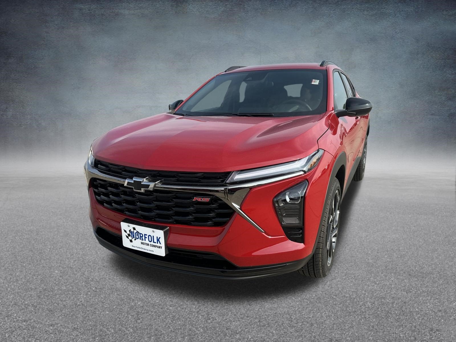 2026 Chevrolet Trax 2RS in Apex Red — front three-quarter view