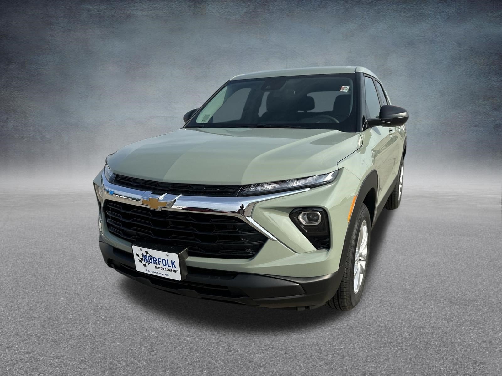 2026 Chevrolet Trailblazer LS in Cacti Green — front three-quarter view