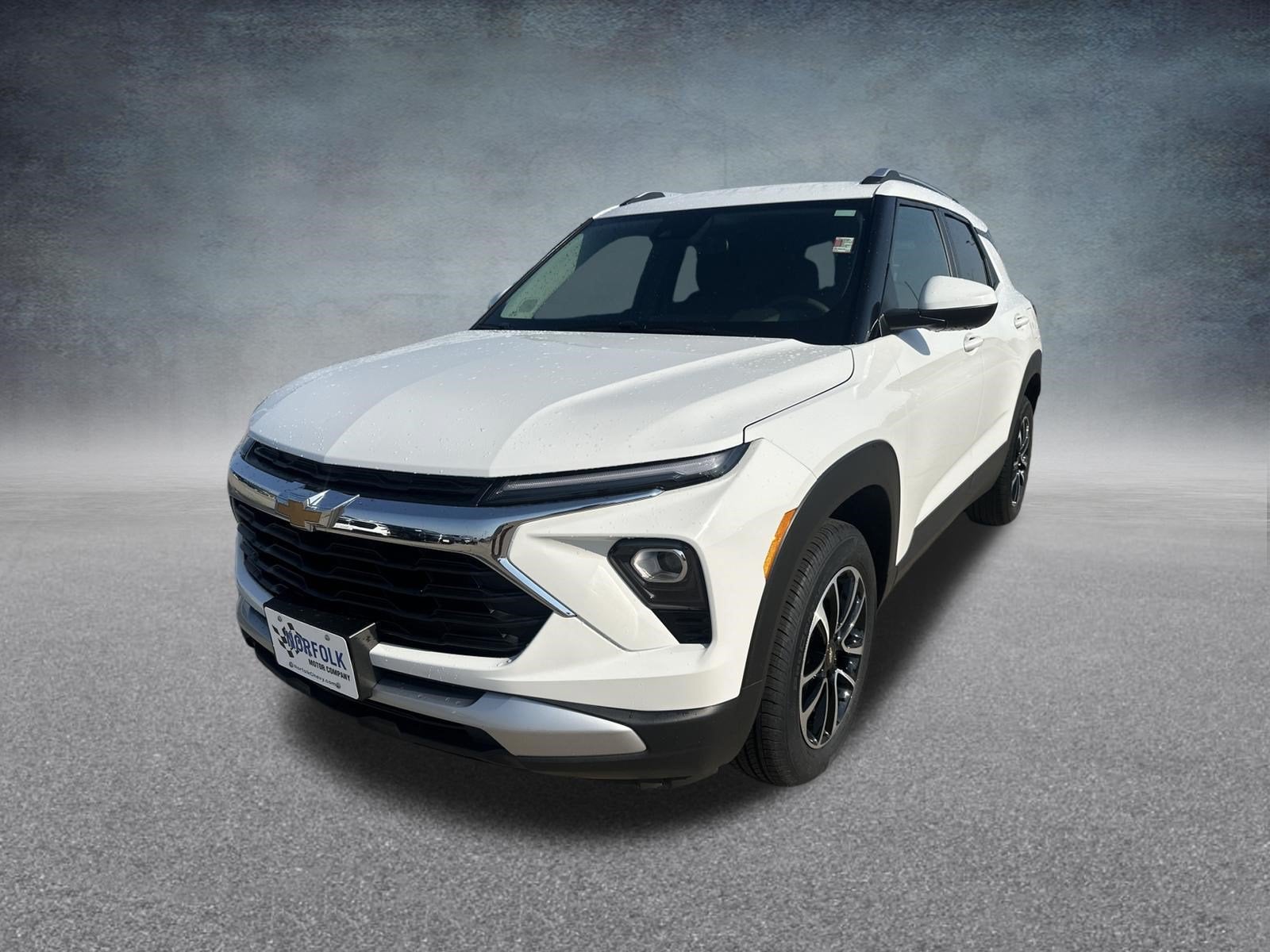 2025 Chevrolet Trailblazer LT in Summit White — front three-quarter view