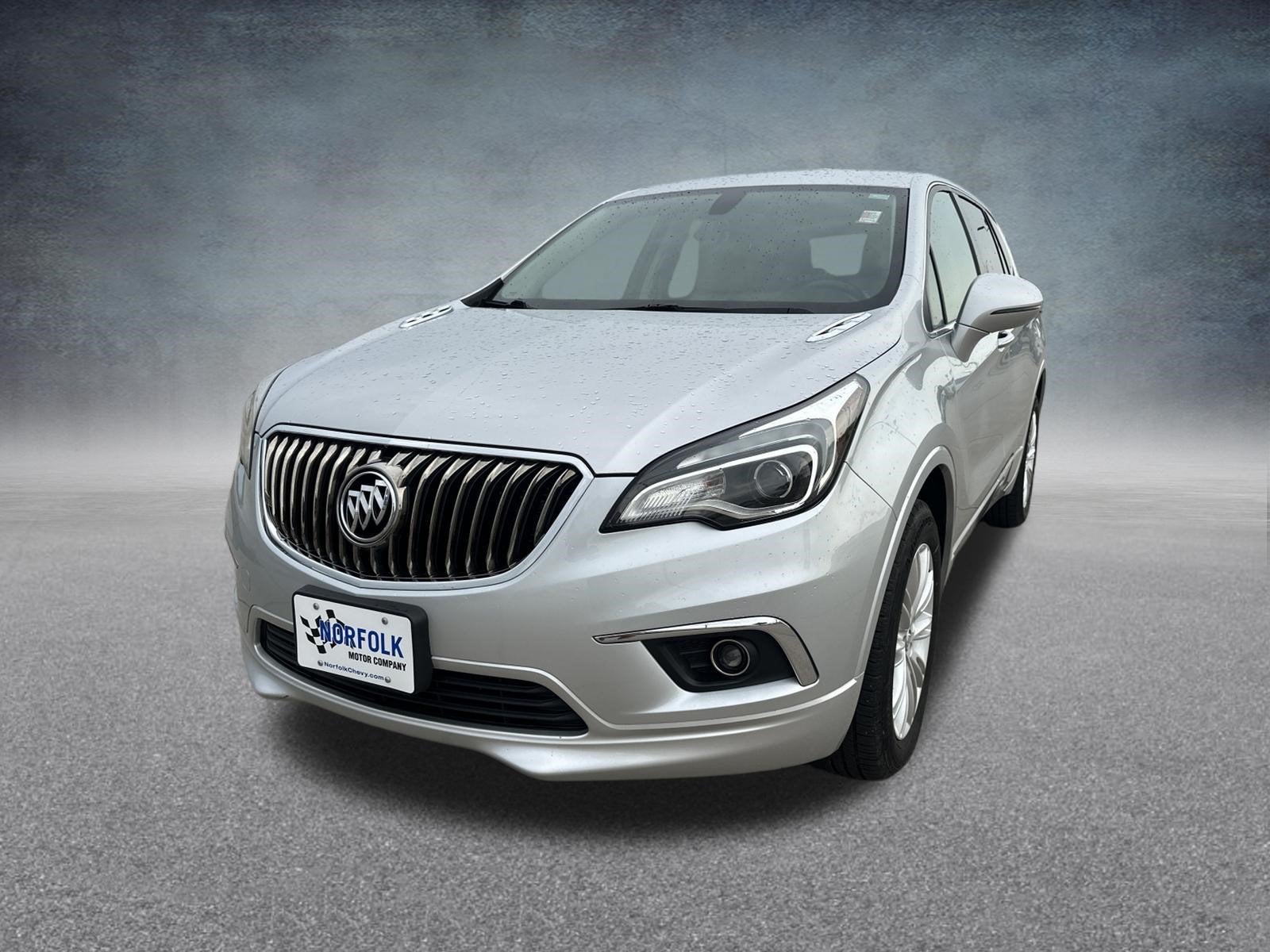 2017 Buick Envision Preferred in Galaxy Silver Metallic — front three-quarter view